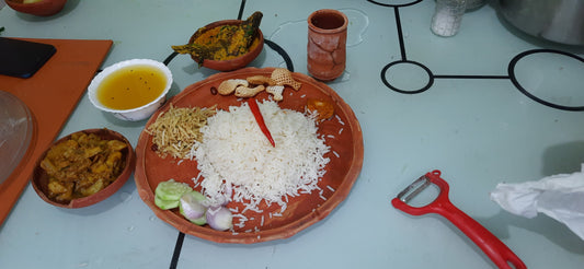 Telapia fish thali