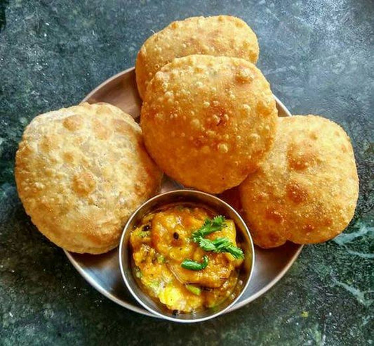 Hing kachori, aloo sabji